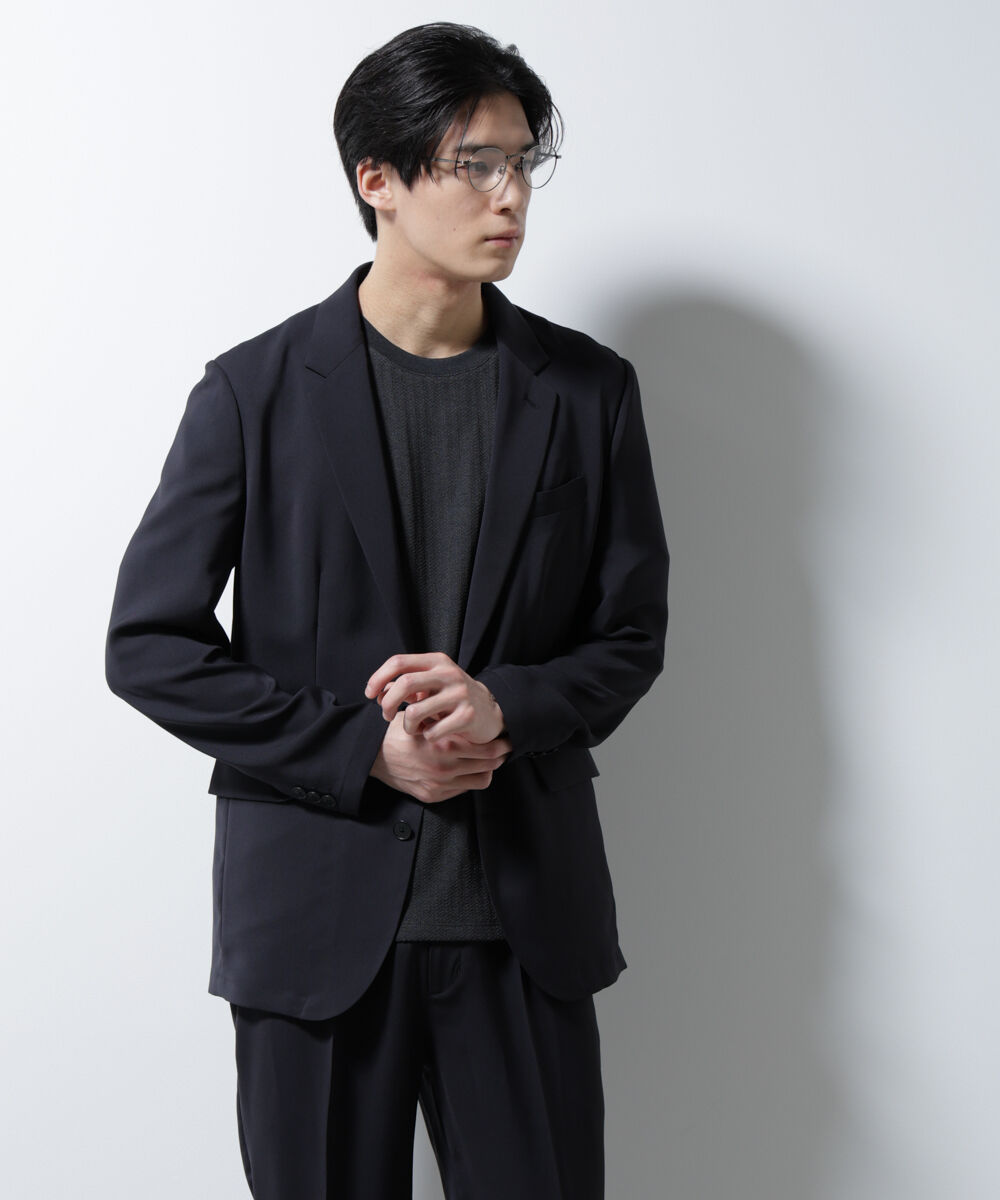 nano･universe「｢Damerino｣ライトウェイトストレッチセットアップ/吸水速乾」|スーツ|ネイビー