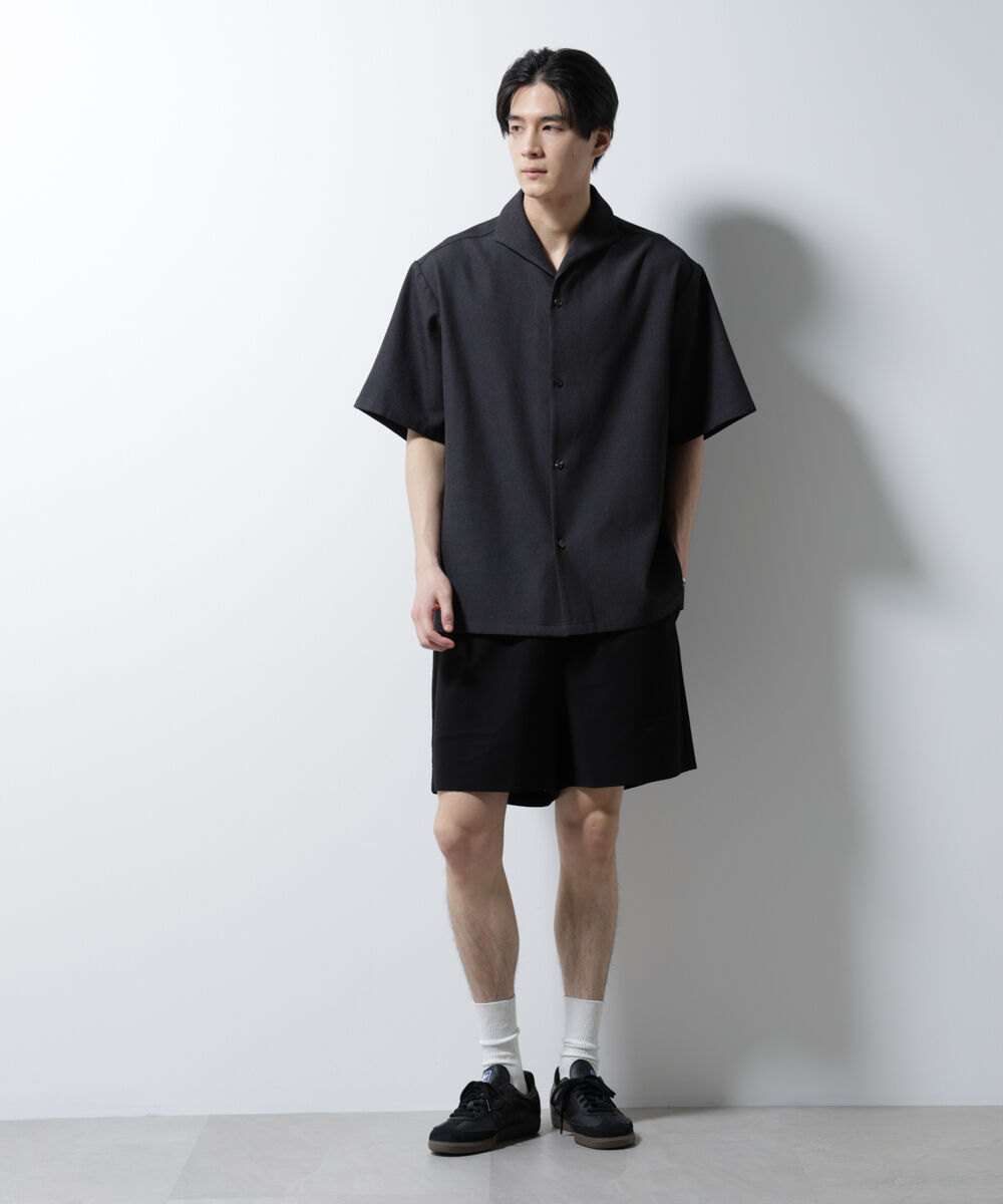 nano･universe「「MC」coveross(R)ツイル調 冷感プレーティング天竺ショーツ」|チノ|