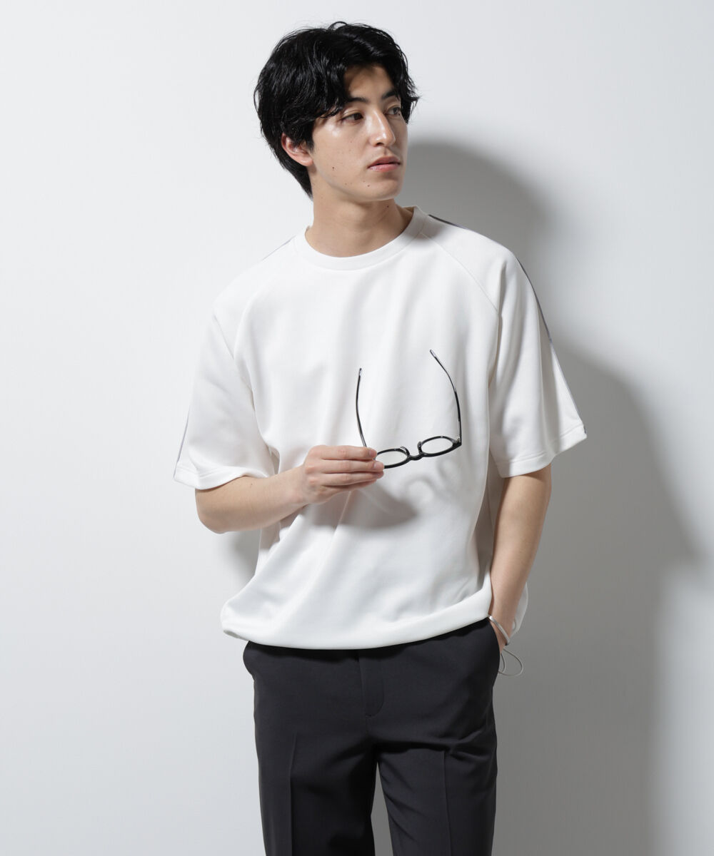nano･universe「ラグランアジャストTシャツ 半袖」|Tシャツ・カットソー|ホワイト