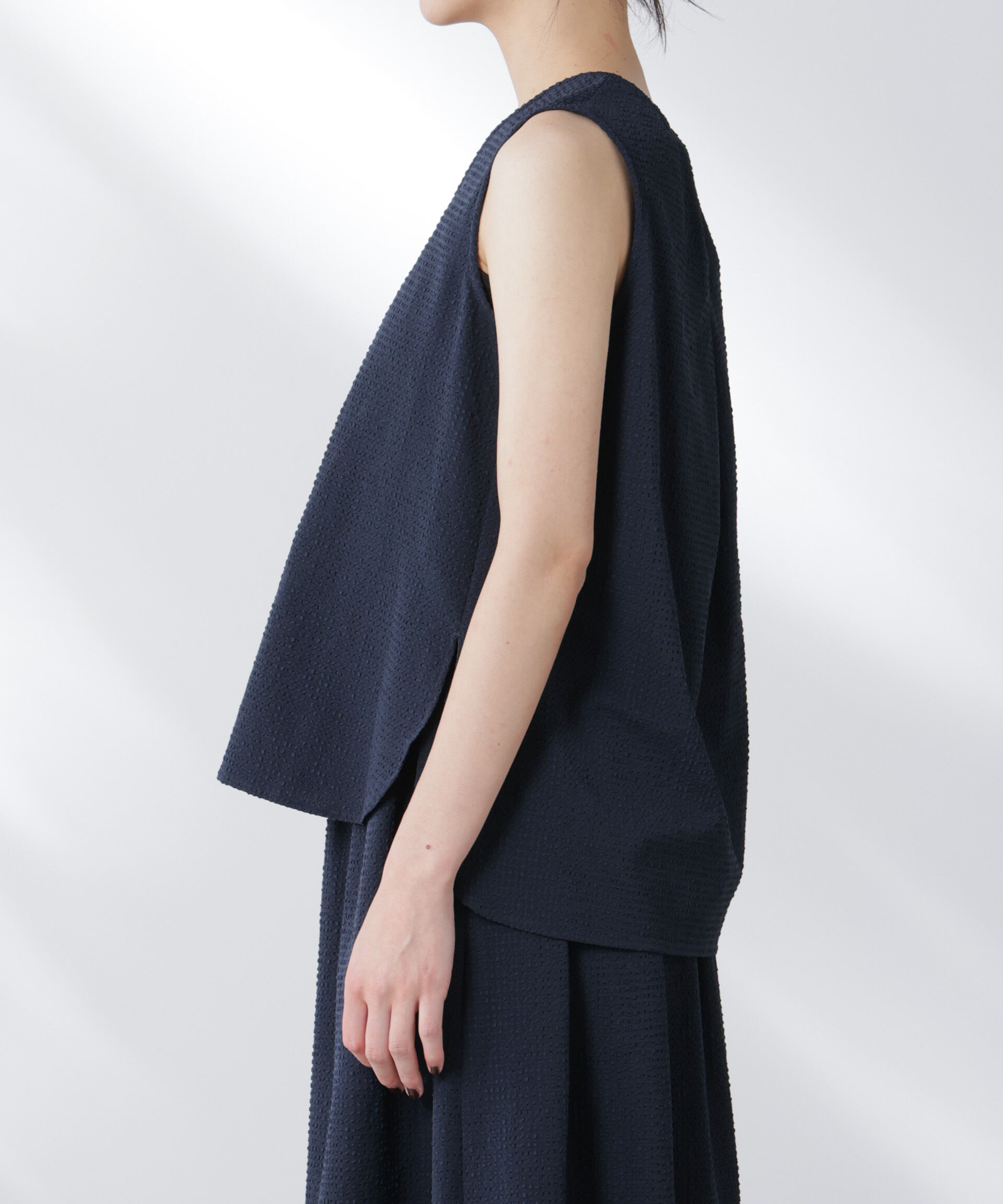 nano･universe「サッカーブラウス&times;スカートセットアップ」|ワンピース|