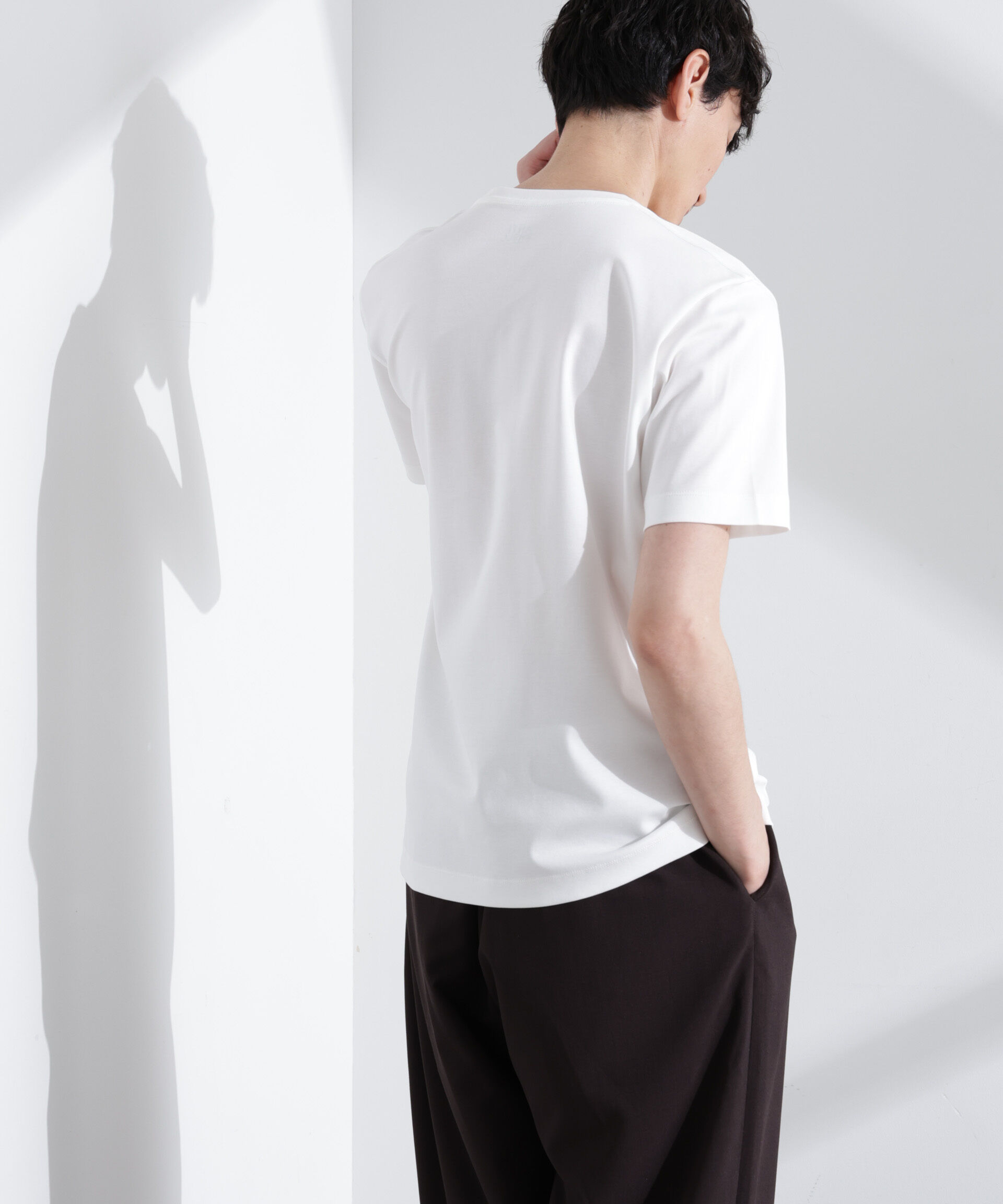  「アンチスメル VネックTシャツ 半袖」|Tシャツ・カットソー|