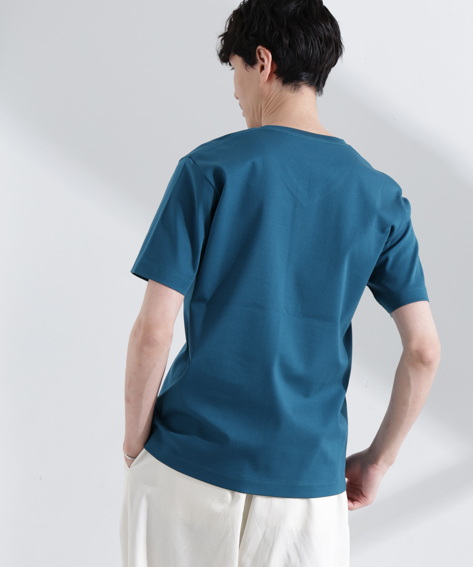  「アンチスメル VネックTシャツ 半袖」|Tシャツ・カットソー|