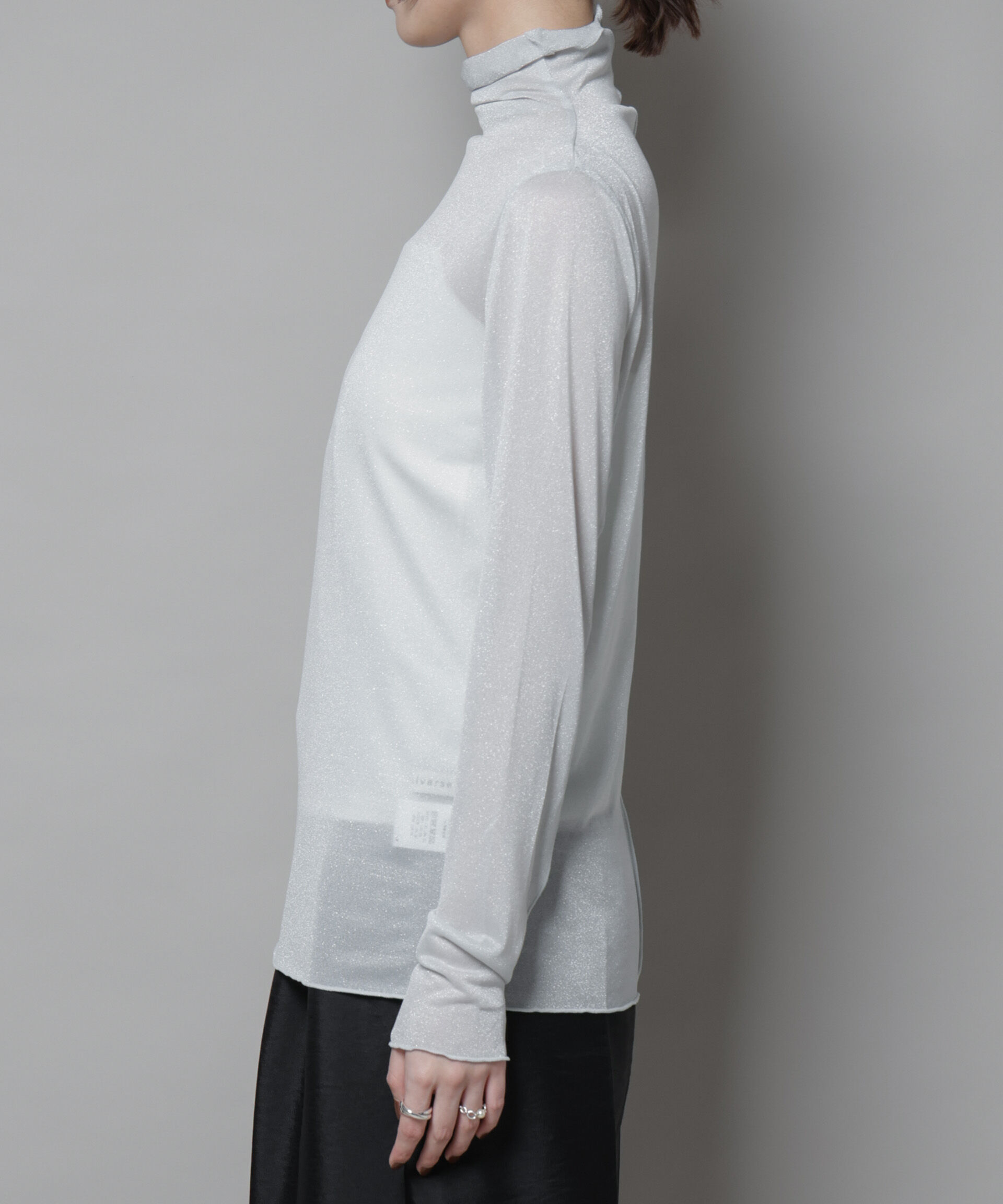 nano･universe「ラメシアータートルカットトップス」|Tシャツ・カットソー|