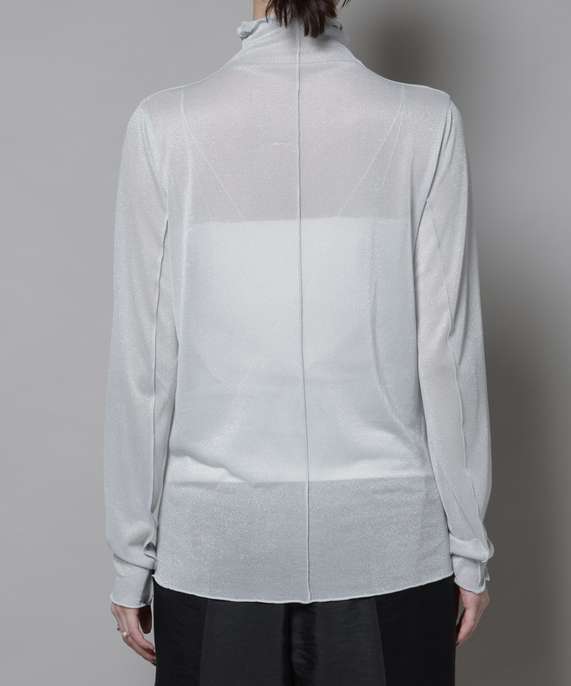 nano･universe「ラメシアータートルカットトップス」|Tシャツ・カットソー|