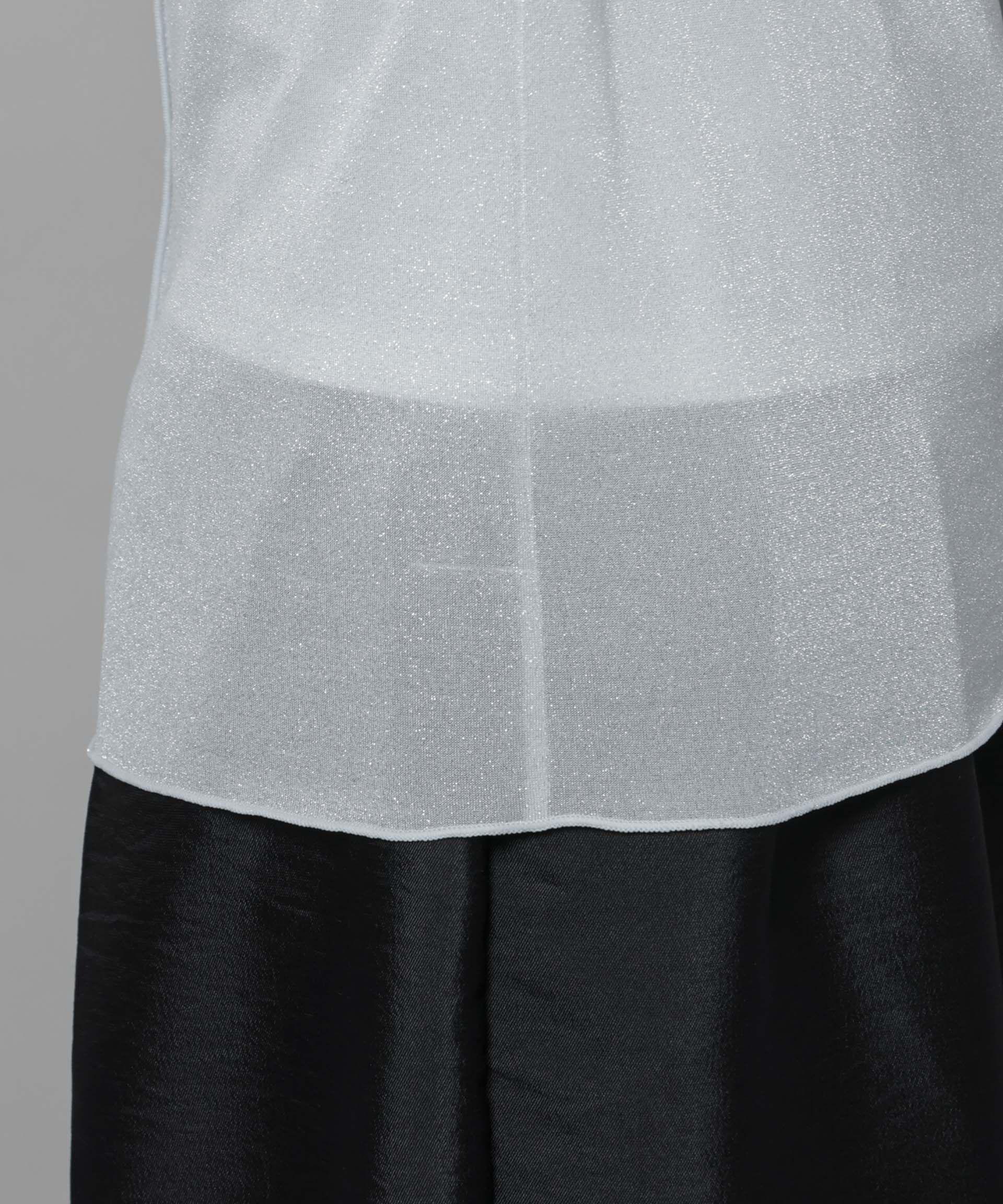 nano･universe「ラメシアータートルカットトップス」|Tシャツ・カットソー|