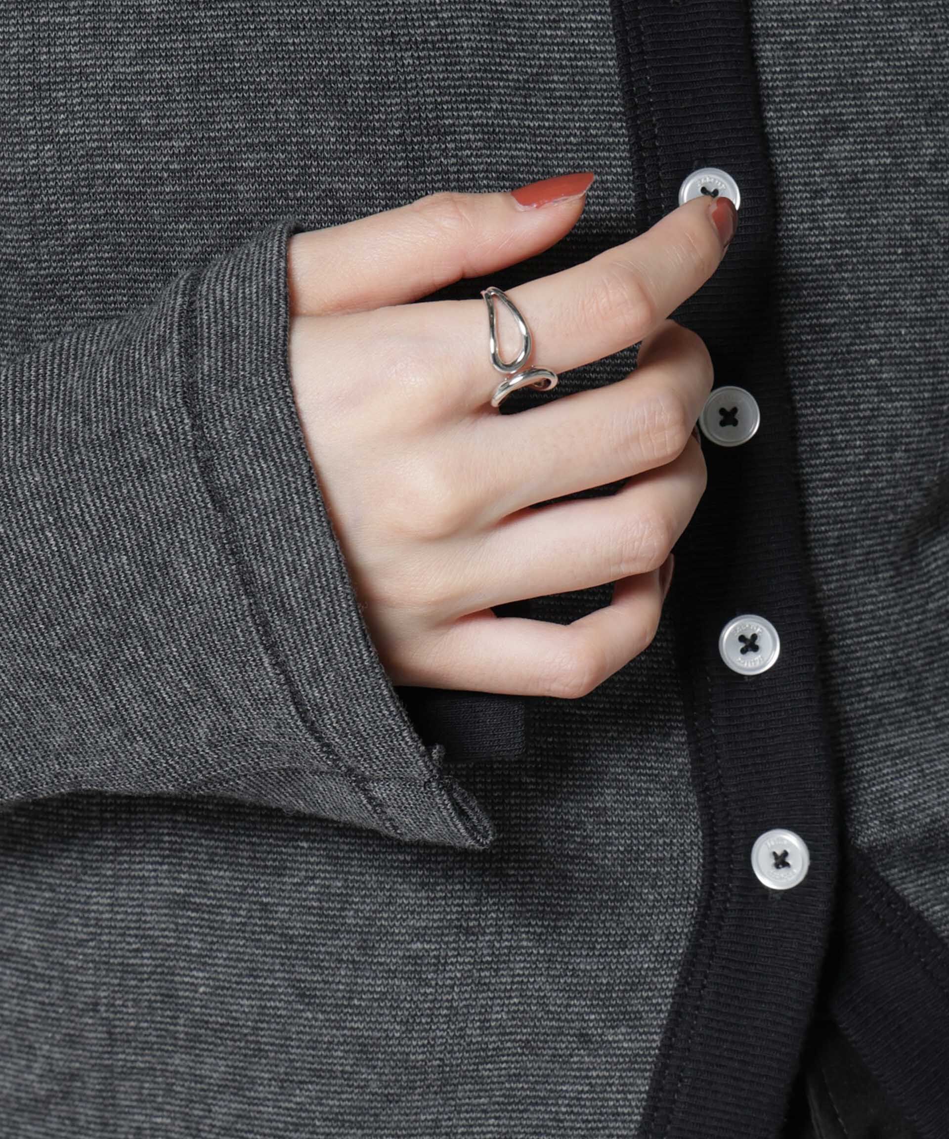 nano･universe「カーブデザインリング」|リング|シルバー