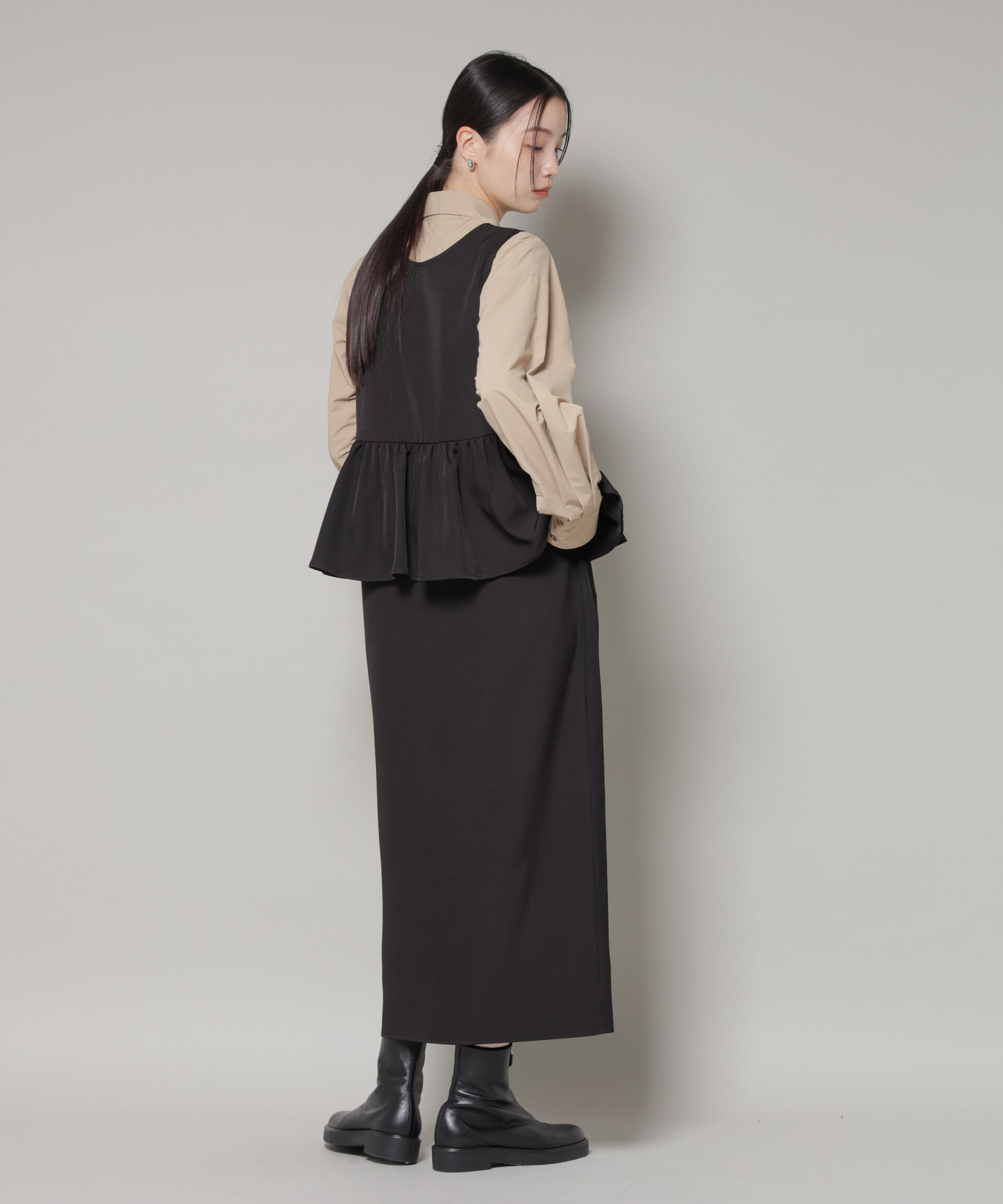 nano･universe「前後2wayフレア切り替えワンピース」|ワンピース|