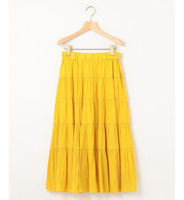 組曲「ギャザーライトデシン ティアードスカート」|スカート|