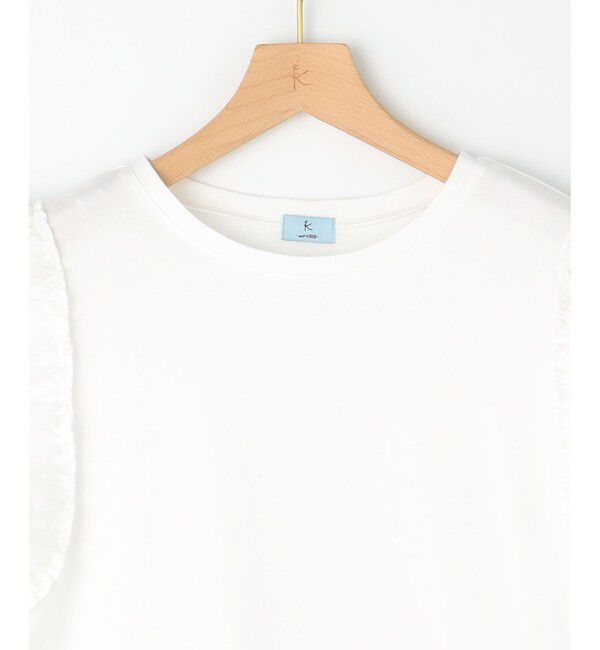 組曲「Jazzy-Jersey フリル袖Ｔシャツ」|Tシャツ・カットソー|