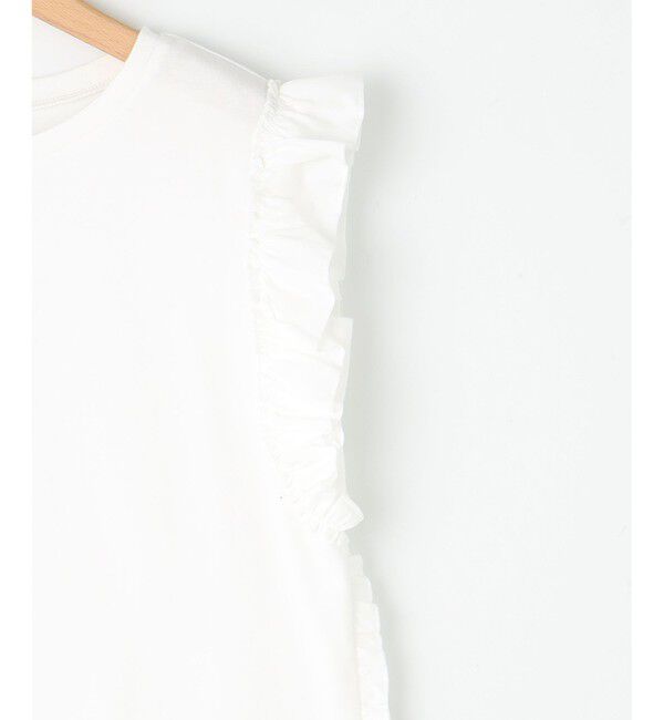 組曲「Jazzy-Jersey フリル袖Ｔシャツ」|Tシャツ・カットソー|