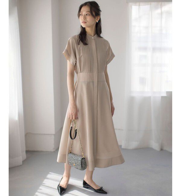 組曲「【洗える・ドライタッチ】シアーボイルフロントタック ワンピース」|ワンピース|