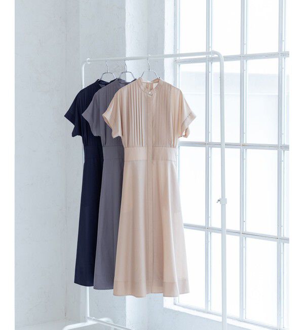 組曲「【洗える・ドライタッチ】シアーボイルフロントタック ワンピース」|ワンピース|