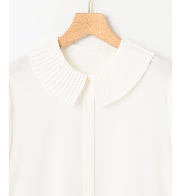 組曲「ライトデシン プリーツブラウス」|シャツ・ブラウス|