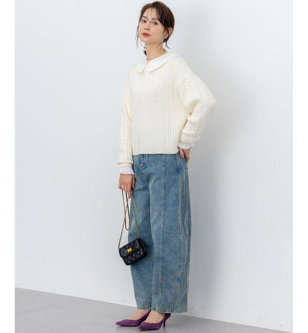 組曲「ライトデシン プリーツブラウス」|シャツ・ブラウス|