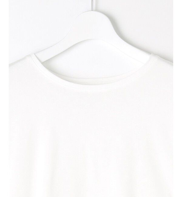 自由区「【WEB限定・洗える・XSサイズあり】レースコンビ カットソー」|Tシャツ・カットソー|