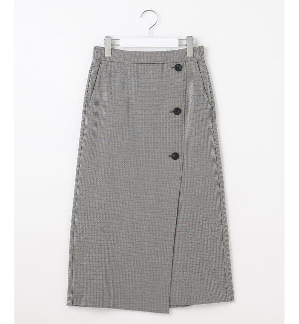 自由区「【撥水加工・洗える】TRギャバチェック柄 スカート」|スカート|