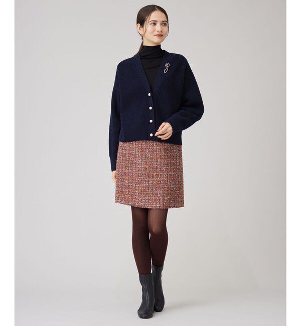 自由区「ラメノットファンシーツイード スカート」|スカート|