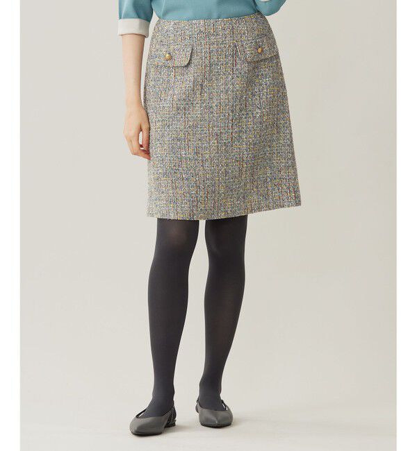 自由区「ラメノットファンシーツイード スカート」|スカート|ﾌﾞﾙｰｸﾞ