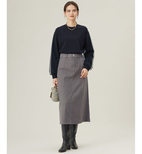 自由区「【洗える】ウスカルデニム スカート」|スカート|