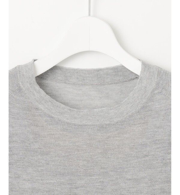 自由区「【ワコールコラボ】【洗える】シアーボーダー ニット」|ニット・セーター|