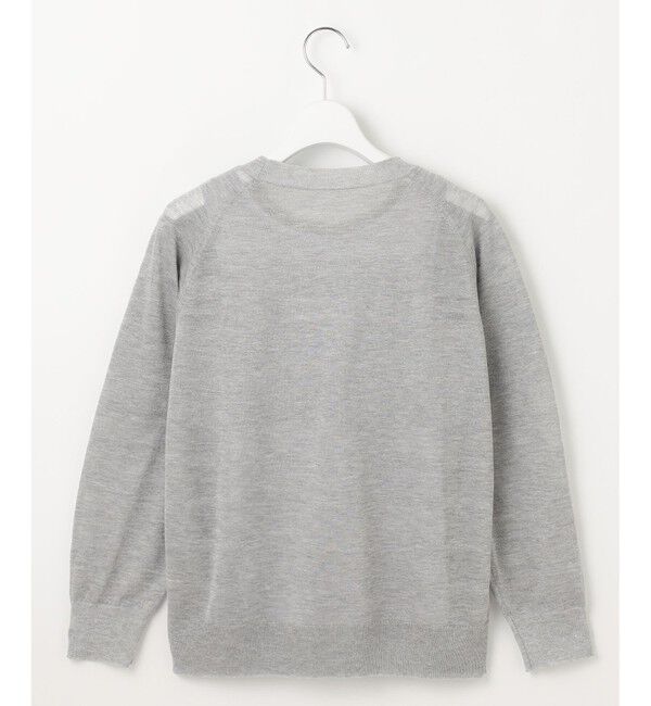 自由区「【ワコールコラボ】【洗える】シアーボーダー ニット」|ニット・セーター|