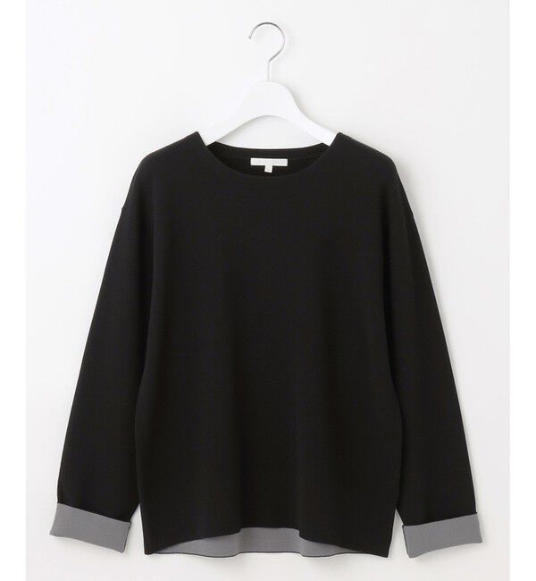 自由区「【カタログ掲載】レーヨンストレッチベーシックシルエット ニット」|ニット・セーター|