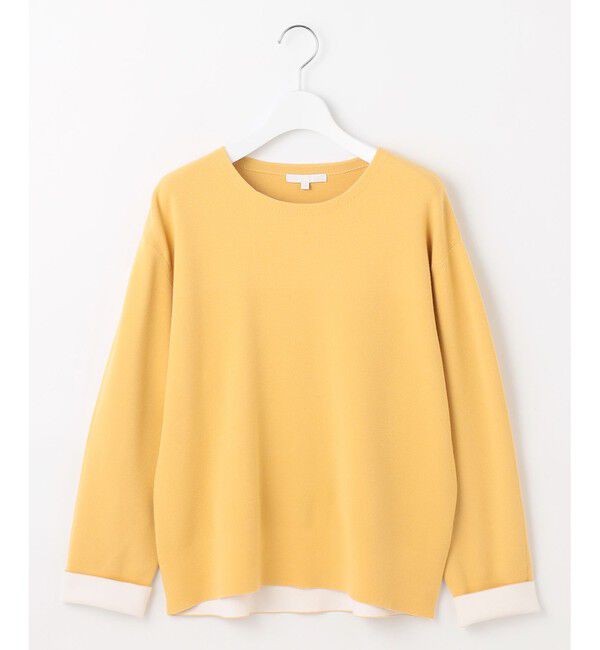 自由区「【カタログ掲載】レーヨンストレッチベーシックシルエット ニット」|ニット・セーター|