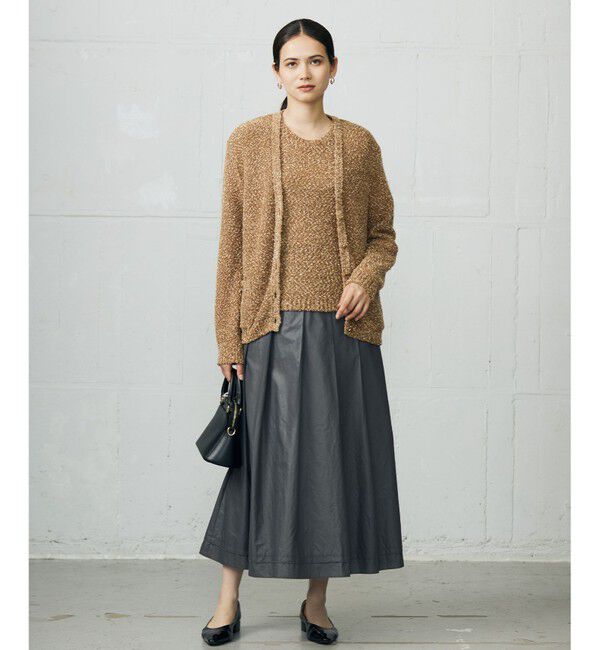 自由区「【カタログ掲載】ラメファンシーツイードニット ベスト」|ベスト・ジレ|