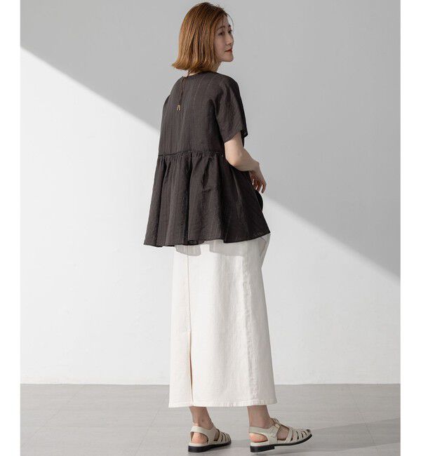 23区「【Oggi3月号掲載/新色追加/洗える】23区DENIM ストレッチ デニムスカート」|スカート|