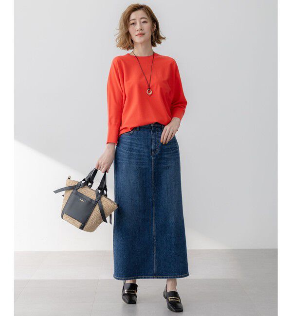 23区「【Oggi3月号掲載/新色追加/洗える】23区DENIM ストレッチ デニムスカート」|スカート|