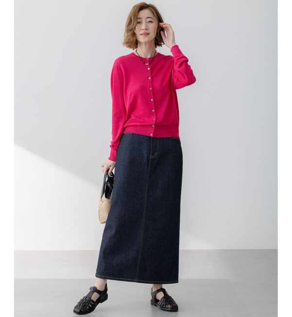 23区「【Oggi3月号掲載/新色追加/洗える】23区DENIM ストレッチ デニムスカート」|スカート|