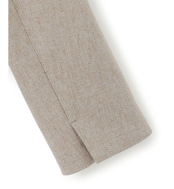 23区「【洗える】ウールライクカルゼ ノーカラージャケット」|ノーカラージャケット|