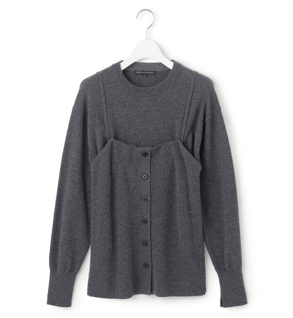 23区「【洗える】レイヤードビスチェ ニット」|ニット・セーター|