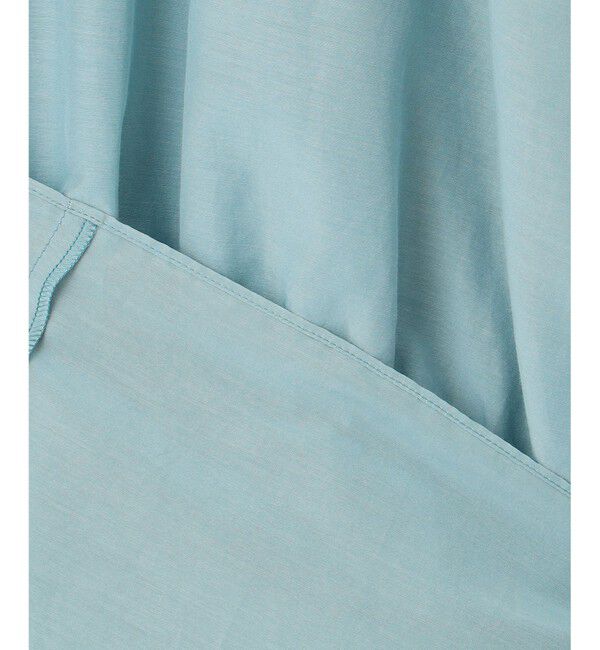 23区「【洗える】シアーコットンシルク シャーリング デザイン ブラウス」|シャツ・ブラウス|