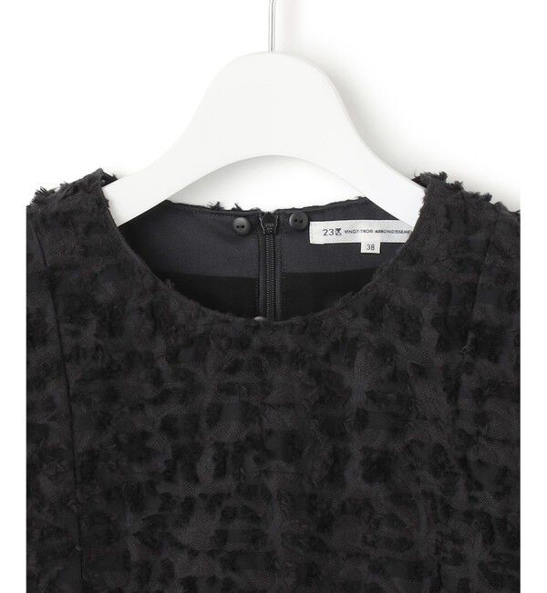 23区「【VERYコラボ】ボタニカル カットジャカード ブラウス」|シャツ・ブラウス|