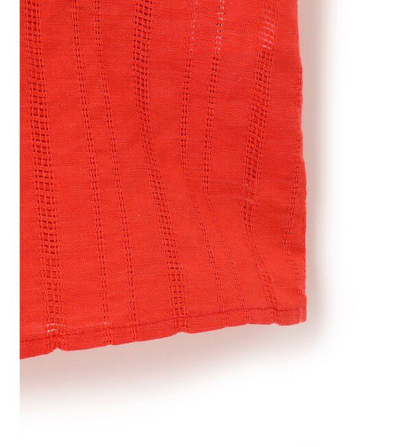 23区「【洗える】カラミ ストライプ  切り替え ブラウス」|シャツ・ブラウス|