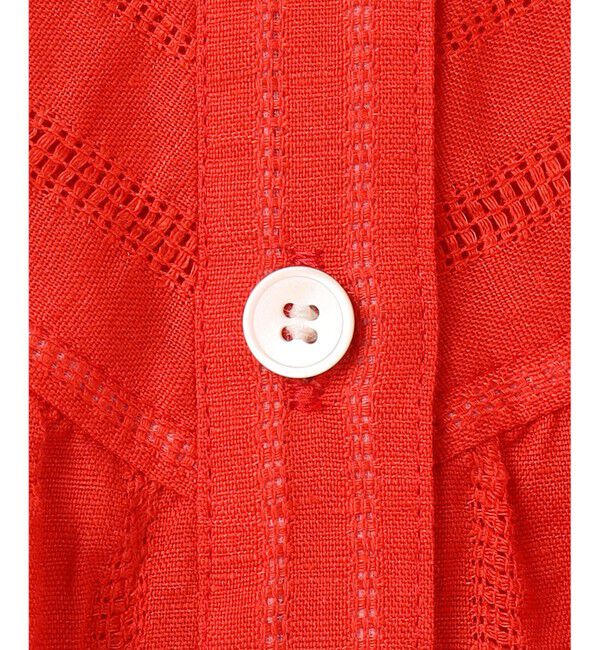 23区「【洗える】カラミ ストライプ  切り替え ブラウス」|シャツ・ブラウス|