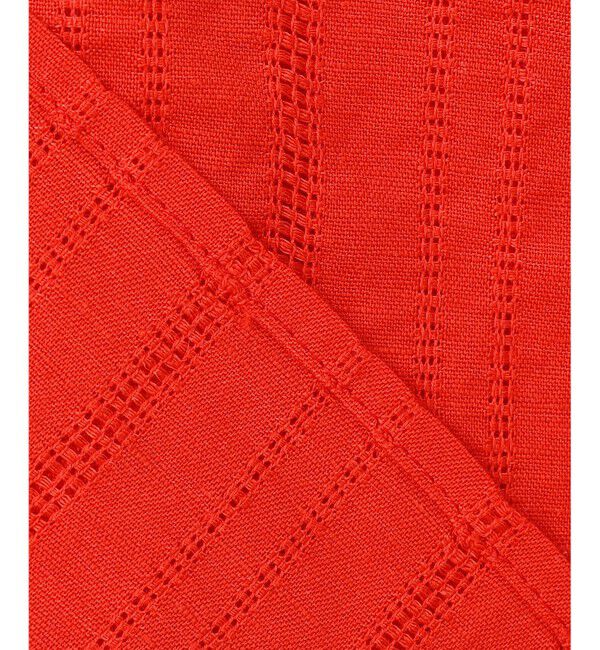 23区「【洗える】カラミ ストライプ  切り替え ブラウス」|シャツ・ブラウス|