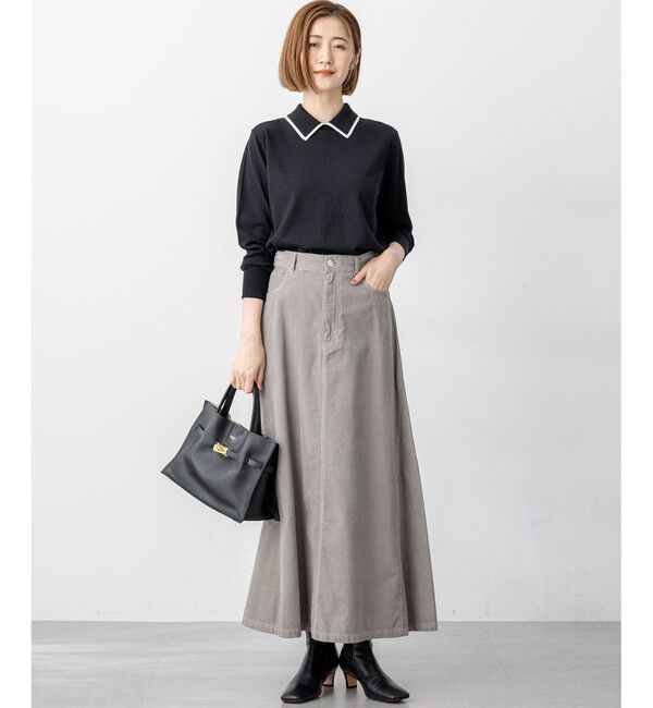 23区「【Oggi11月号掲載/洗える】コットン コーデュロイ スカート」|スカート|