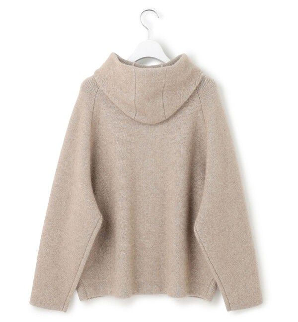 23区「【VERY掲載】ラクーンブレンドダブルフェイス ニット フーディー」|カーディガン|