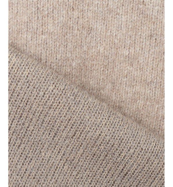 23区「【VERY掲載】ラクーンブレンドダブルフェイス ニット フーディー」|カーディガン|