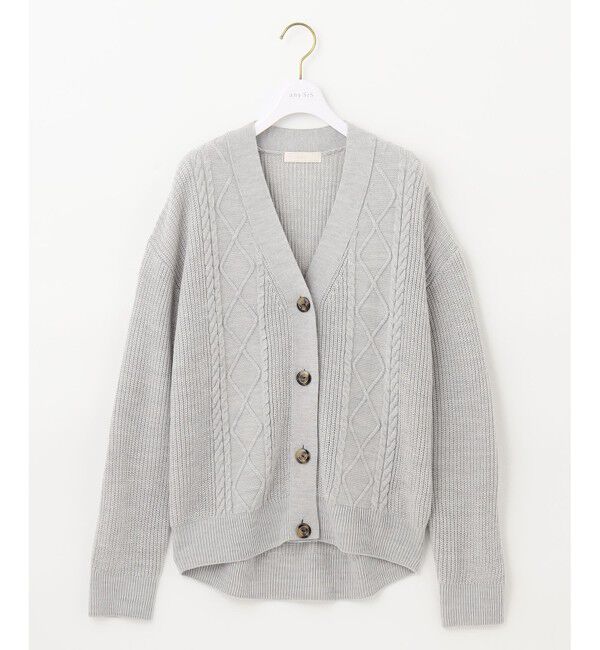 any SiS「【洗える】スフレケーブルミックス カーディガン」|カーディガン|