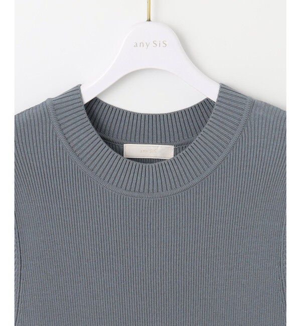 ANY SIS「【美人百花掲載】フラワージャガードニット ワンピース」|ドレス|