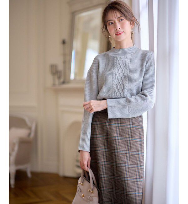ANY SIS「【洗える】スフレアランパターン ニット」|ニット・セーター|