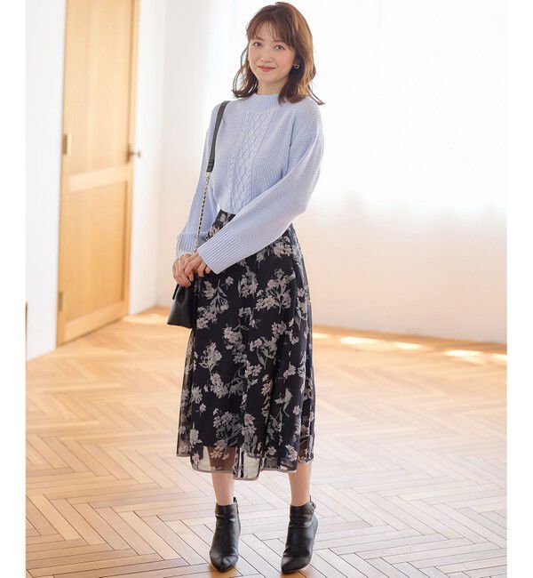 ANY SIS「【洗える】スフレアランパターン ニット」|ニット・セーター|