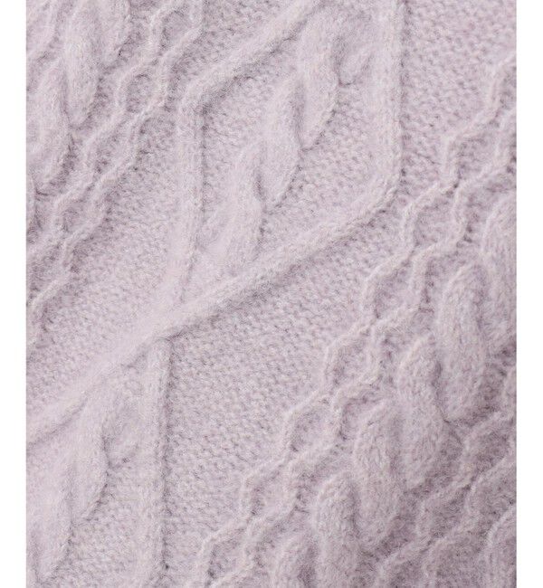 ANY SIS「【洗える】ハイネックケーブルニット ワンピース」|ワンピース|