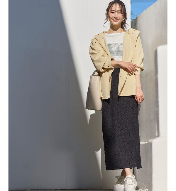 any SiS「【洗える】カットジャカードナロー スカート」|スカート|