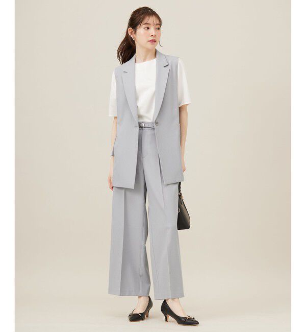 ANY SIS「【洗える】サテン プルオーバー」|Tシャツ・カットソー|