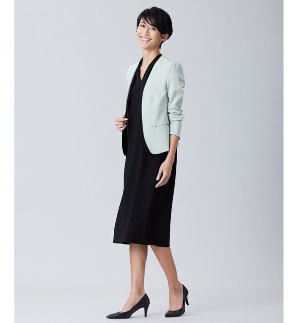 BEIGE,「CINDY / Vネックワンピース」|ワンピース|