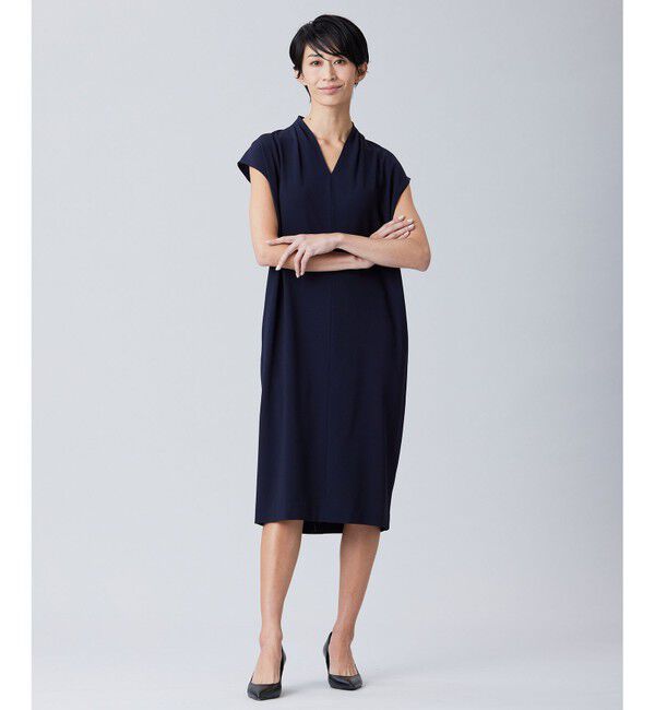 BEIGE,「CINDY / Vネックワンピース」|ワンピース|